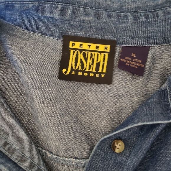 Bumble Bee/ Gardener Peter Joseph & Honey Denim Button Down - Picture 8 of 9